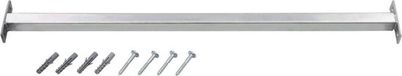 vidaXL Barrièrestang verstelbaar 710-1200 mm