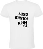Sol's Heren T-shirt - Is Mijn Paard Oke? - Wit - Katoen - Maat S
