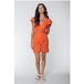 Colourful Rebel Zorah Robe Broderie Orange Vif