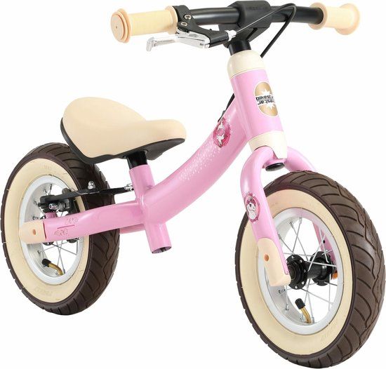 Bikestar Sport Loopfiets - 10 inch - Roze/Eenhoorn