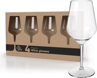 MyDrinkglass Plastic Wijnglazen Transparant - Set van 4 Stuks - Onbreekbaar - 470 ml