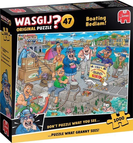 Wasgij Original 47 - De boot in! - 1000 stukjes puzzel - Legpuzzel