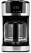 LIVOO Machine à café programmable DOD208, 900 W, 1,8 litre, 12-15 tasses, minuterie 24 heures, fonction de maintien au chaud, noir
