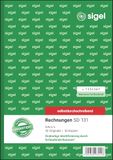 Sigel SD131/5 Rekeningen doorlopend genummerd, A5, 2x50 vellen, doorschrijvend fortl. genummerd, 1 kopie, 1 stuk