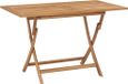 Table de jardin pliable 120x70x75 cm teck massif