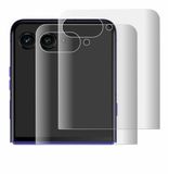 BROTECT - Screenprotector voor Motorola Razr 70 Ultra (Achterdisplay) - Folie Beschermfolie transparant volledig dekking - 2 Stuks