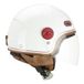 CGM Helm met open gezicht, 191V PIX Vintage Wit Bordeaux lang