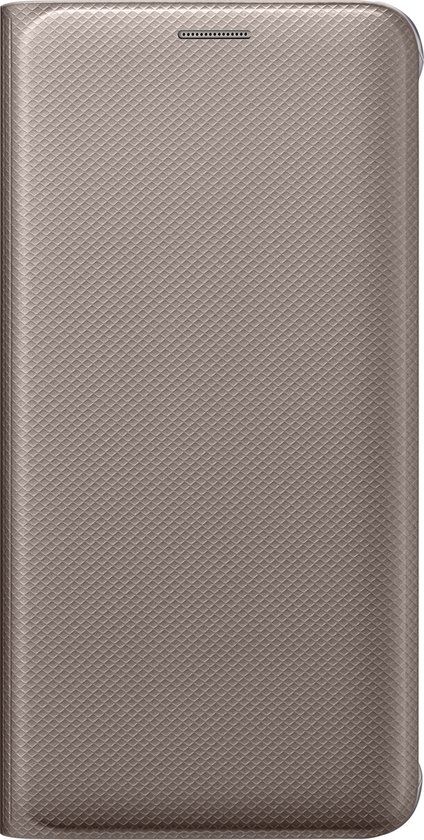 Samsung Flip Wallet voor Samsung Galaxy S6 Edge Plus - Goud