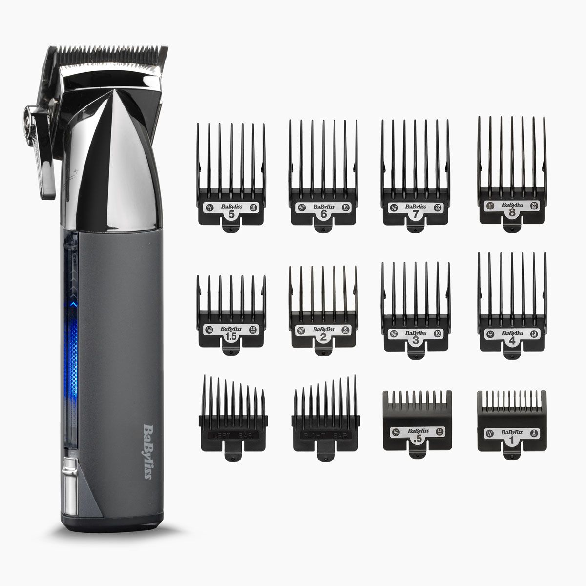 BaByliss Super-X Metal Tondeuse E996E - Draadloos - 180 min - Zilver