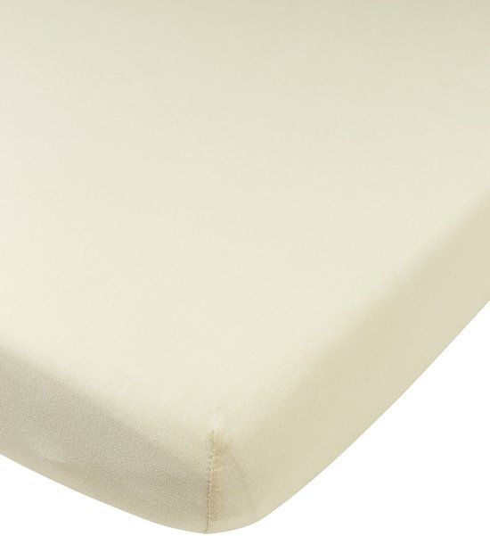 Meyco Baby Uni hoeslaken wieg - jersey - nature - 40x80/90cm