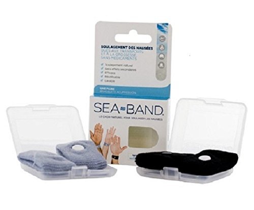 Sea Band Armband voor volwassenen, zwart