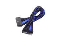 SilverStone SST-PP07-MBBA - voeding-verlengkabel 30cm moederbord 24pin naar 24pin, zwart/blauw