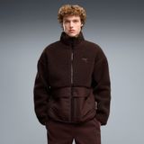 PUMA Hybrid Re:Fibre Relaxed-jack voor heren XL, Chocolate Fondue Brown
