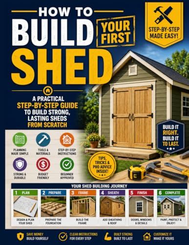 How to Build Your First Shed: A Practical Step-by-Step Guide to Build Strong, Lasting Sheds from Scratch