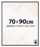 Dutch Frame Factory Fotolijst 70x90 cm - Kunststof - Zwart Hoogglans - Easy
