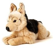 Uni-Toys - Duitse herdershond, liggend - 45 cm