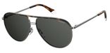 Polaroid Zonnebril 2089/s/x Unisex Piloot RVS Zilver/grijs