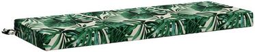 vidaXL Bankkussen SOEST 100% Polyester Bladpatroon 100 x 40 x 8 cm
