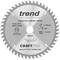 Trend CraftPro TCT Afkortzaagblad - 162mm - 48T - 20mm