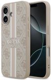 Guess Case 4G Bedrukte Strepen Magsafe Voor Iphone 17 Pro Lux Cover