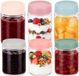 Merkloos Relaxdays Weckpot - 6-delige set - 350 en 450 ml