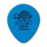 413R1.0 Dunlop Tortex Teardrop Plectrum – 1.00 mm – Blauw – 72 stuks