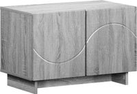 vidaXL meuble TV 60 x 34.5 x 40 cm gris Sonoma bois de chêne reconstitué