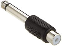 PremiumCord Adapter 6, 3 mm mono-stekker - 1 x cinch stekker/vrouwelijk