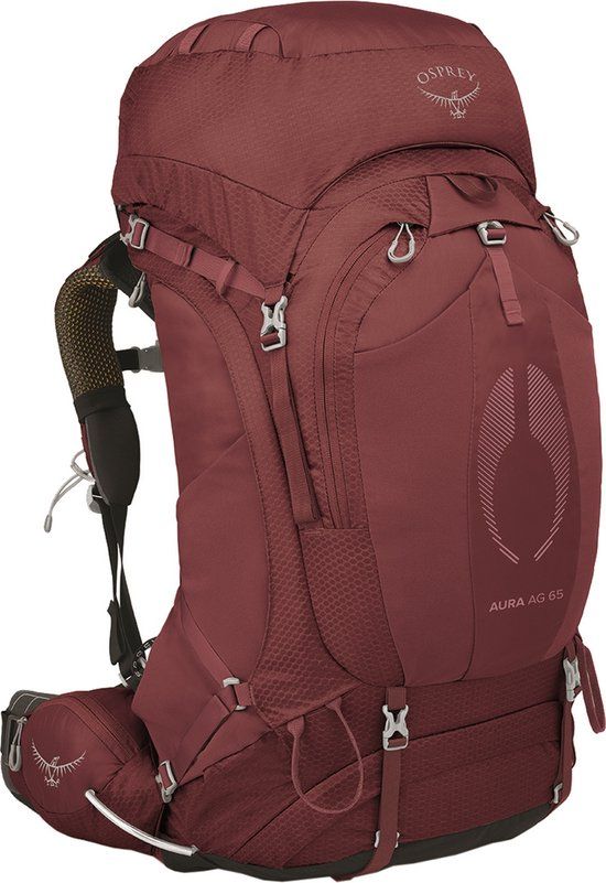 Osprey Aura AG 65L Dames Rugzak - Rood