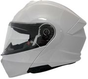 Apex MI100 Solid Systeemhelm - Wit - Maat L