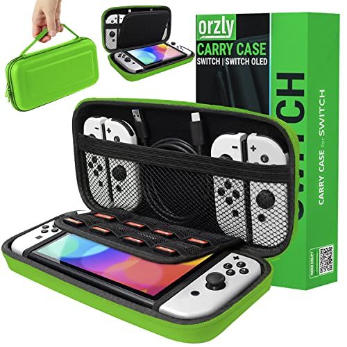 Orzly Draagtas Compatibel met Nintendo Switch - Beschermende Harde Draagbare Reizen Case Shell Pouch voor Nintendo Switch Console & Accessoires