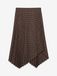 VERO MODA Jupe 'LILLIAN' marron