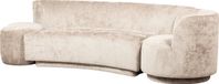 WOOOD Combi-Popular Bank - Chenille - Naturel - 72x345x97