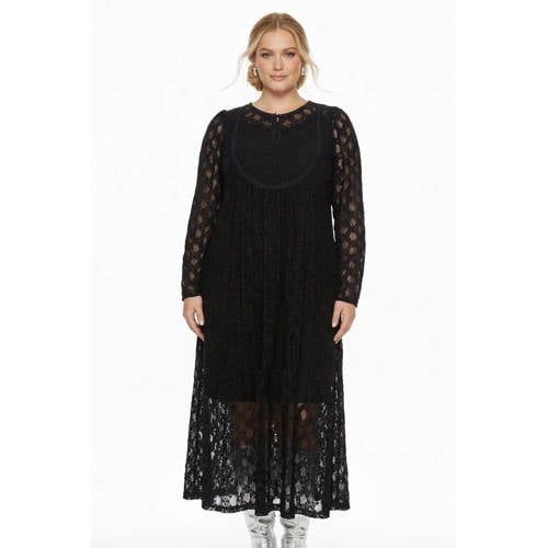 YOEK jurk Plus Size - zwart