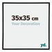 Your Decoration Cadre photo 35x35 cm Plastique Noir Brillant Annecy