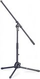 Stagg MIS-0804BK Low Profile 2-sectie microfoonstandaard met klapbeen