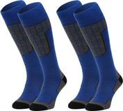 NOMAD® Skisokken Essential 2-Pack | 35/38 Blauw