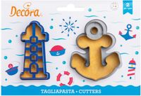 Decora Koekjesuitsteker Plastic - Onder de Zee pk/2
