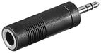 PremiumCord Adapter 3,5 mm jack naar 6,3 mm jackstekker / bus