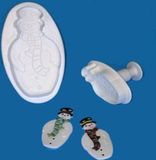 PME Arts&Crafts plunger cutter - sneeuwpop - medium
