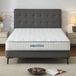 Matelas à ressorts ensachés 7 zones, 140x200 cm, H3, hauteur 20 cm, avec mousse à mémoire
