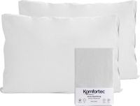 Komfortec Set van 2 Premium Jersey Kussenslopen 40x60 cm - Superzachte Kussenhoes – 100% Katoen – 150 g/m² - Wit