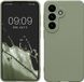 kwmobile hoesje geschikt voor Samsung Galaxy S26 - Hoesje voor smartphone - Precisie camera uitsnede - In grijsgroen
