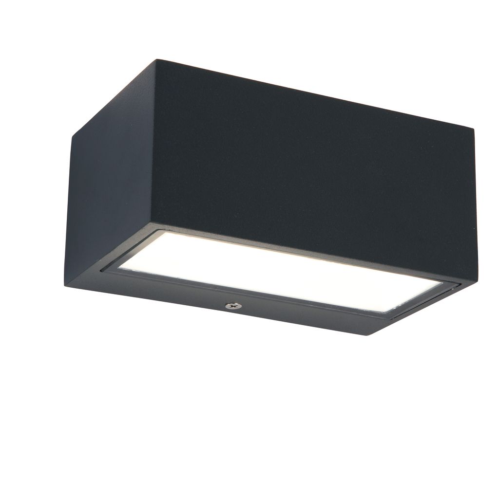 LUTEC Gemini Outdoor Wall Light - LED - Grey - IP54