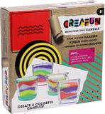 Creafun Hobbyset Kaarsen Maken DIY Set voor Kinderen Kleurrijk