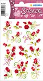 HERMA 3347 stickers rozen rood klein, 26 stuks
