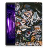B2Ctelecom Lenovo Tab M10 HD (2de generatie) Tablet Backcover met foto Badges