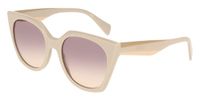 Liu Jo LJ813S Beige 54/19/140 Vrouwen Zonnebrillen