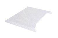 Thermaltake Sim Rig Floor | Simulator Cockpit Accessory | Anti‑Slip Steel Foot Plate | TT Racing Ecosystem | White