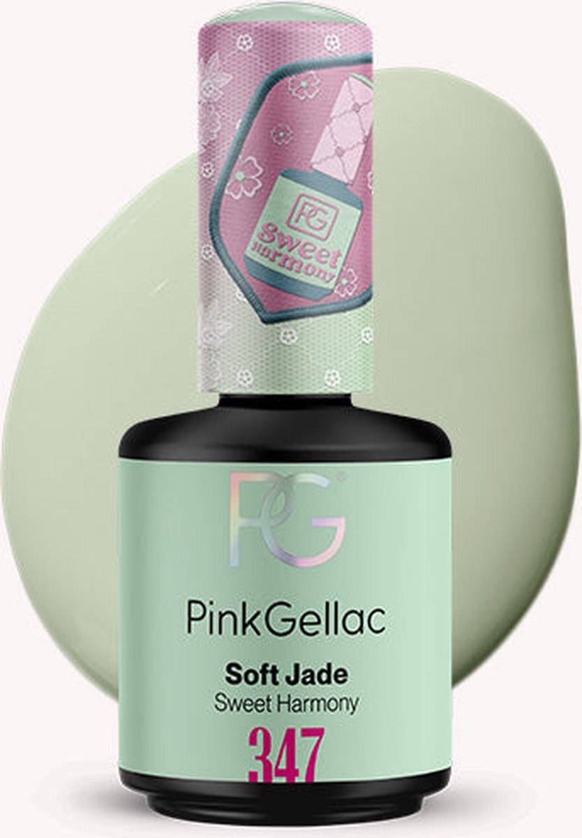 Pink Gellac - Soft Jade - Gellak - Vegan - Groen - Glanzend - 15ml